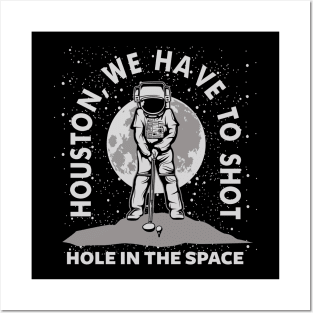 ASTRONAUT GOLF Posters and Art